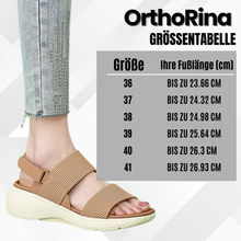 Load image into Gallery viewer, OrthoRina - Orthopädische Sandalen mit Fersenpolsterung für maximalen Tragekomfork