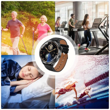 Load image into Gallery viewer, VitalSense Pro X - Gesundheits-Smartwatch mit Lederarmband (2025)
