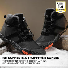 Load image into Gallery viewer, OrthTrek - orthopädische, wasserabweisende & gefütterte Barfußschuhe