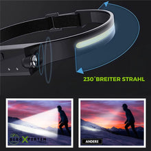 Load image into Gallery viewer, PROFI 350 - 2 IN 1 LED Stirnlampe - Das Original