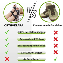 Lade das Bild in den Galerie-Viewer, OrthoKlara - ergonomische, schmerzlindernde & rutschfeste Sandalen für Damen