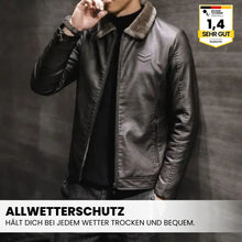 Load image into Gallery viewer, PrimeLeather – Exklusive Herren-Lederjacke für Herbst und Winter