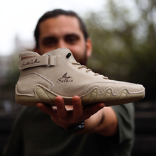 Lade das Bild in den Galerie-Viewer, Alpaka - orthopädische, wasserdichte & rutschfeste Leder-Barfußschuhe