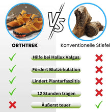 Load image into Gallery viewer, OrthTrek - orthopädische, wasserabweisende & gefütterte Barfußschuhe