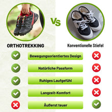 Lade das Bild in den Galerie-Viewer, OrthoTrekking - Ergonomischer schmerzlindernder Trekking u.- Wanderschuh | Ergonomisches Design