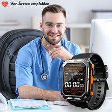 Load image into Gallery viewer, AirForce Health K52 - die unzerstörbare Smartwatch mit Echtzeit Herzfrequenzmesser, Blutdruck-/Sauerstoff-Tracker