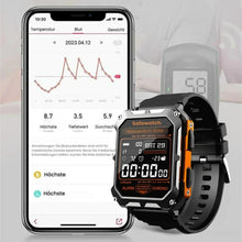 Load image into Gallery viewer, AirForce Health K52 - die unzerstörbare Smartwatch mit Echtzeit Herzfrequenzmesser, Blutdruck-/Sauerstoff-Tracker