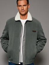 Load image into Gallery viewer, Herren-Cordjacke mit Fleece-Futter für den Winter