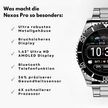 Load image into Gallery viewer, Nexos Pro Smartwatch - Unzerstörbare Gesundheitsuhr (2025) - Sonderaktion 1+1 Gratis
