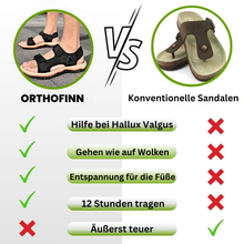 Load image into Gallery viewer, OrthoFinn - ergonomische schmerzlindernde Sandalen - Unisex

