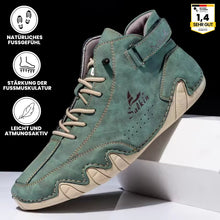 Lade das Bild in den Galerie-Viewer, Alpaka - orthopädische, wasserdichte &amp; rutschfeste Leder-Barfußschuhe
