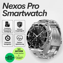 Load image into Gallery viewer, Nexos Pro Smartwatch - Unzerstörbare Gesundheitsuhr (2025) - Sonderaktion 1+1 Gratis
