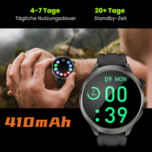 Load image into Gallery viewer, VitalSense Pro X - Gesundheits-Smartwatch mit Lederarmband (2025)
