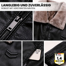Load image into Gallery viewer, PrimeLeather – Exklusive Herren-Lederjacke für Herbst und Winter
