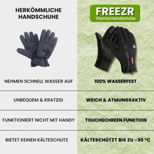 Load image into Gallery viewer, FREEZR Thermo Handschuh - perfekt für jedes Abenteuer
