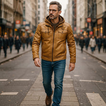 Lade das Bild in den Galerie-Viewer, Eastwood - Hochwertige Lederjacke
