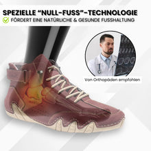 Lade das Bild in den Galerie-Viewer, Alpaka - orthopädische, wasserdichte &amp; rutschfeste Leder-Barfußschuhe
