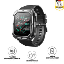 Load image into Gallery viewer, AirForce Health K52 - die unzerstörbare Smartwatch mit Echtzeit Herzfrequenzmesser, Blutdruck-/Sauerstoff-Tracker
