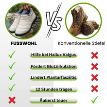 Load image into Gallery viewer, Fusswohl - ergonomische &amp; rutschfeste Komfort-Winterstiefel
