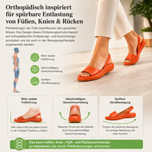Lade das Bild in den Galerie-Viewer, OrthoSandale — Komfort-Sandalen | Rutschfest &amp; Federleicht