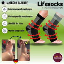 Load image into Gallery viewer, Lifesocks - Orthopädische Kompressionssocken für müde und schmerzende Füße

