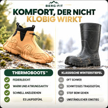 Lade das Bild in den Galerie-Viewer, ThermoBoots – Wasserdichte Allwetter-Ganzjahresstiefel | Rutschfest &amp; Schmerzlindernd