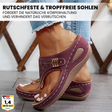 Lade das Bild in den Galerie-Viewer, VivaKomfort - ergonomische &amp; rutschfeste Sandalen zur Schmerzlinderung